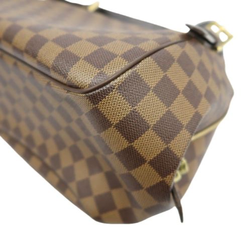 LOUIS VUITTON (LV) Damier Ebene Belem MM Brown Handbag, with Dust Bag