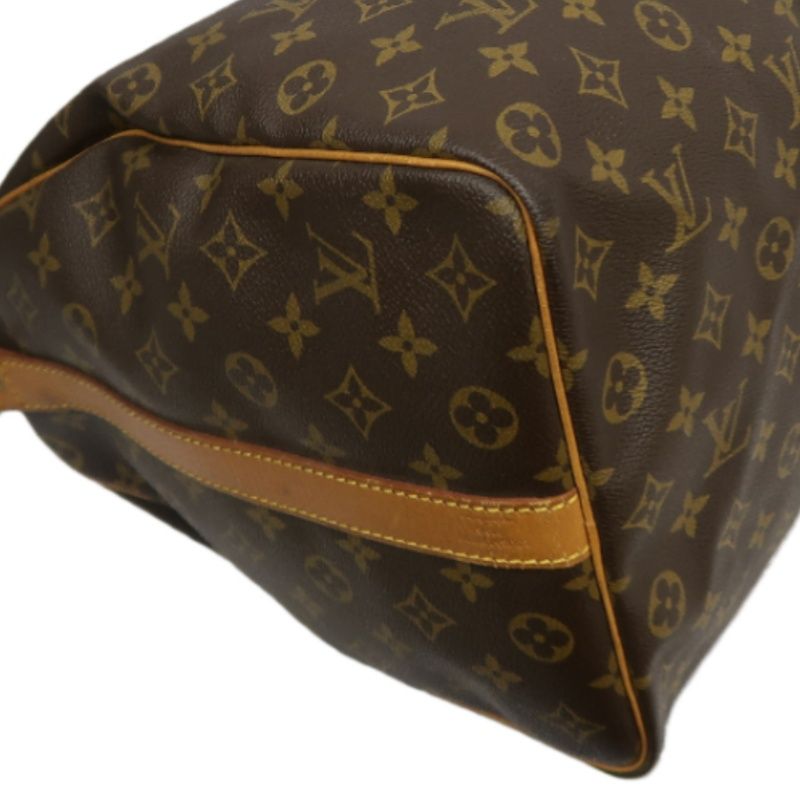 LOUIS VUITTON Keepall Bandouliere 50 Monogram Boston Bag, Brown. Comes with shoulder strap, name tag and handle strap. LV Monogram PVC Keepall travel duffel bag, handbag.