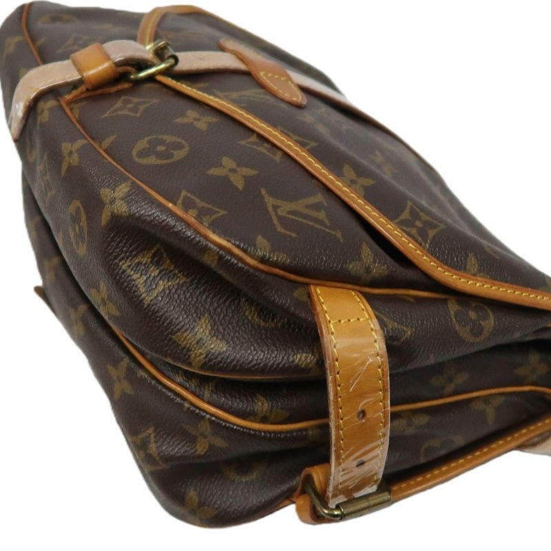 LOUIS VUITTON Soufflot 30 (Nicknamed "Gemini 30"), Monogram Coated Canvas, Shoulder & Crossbody Bag, Brown
