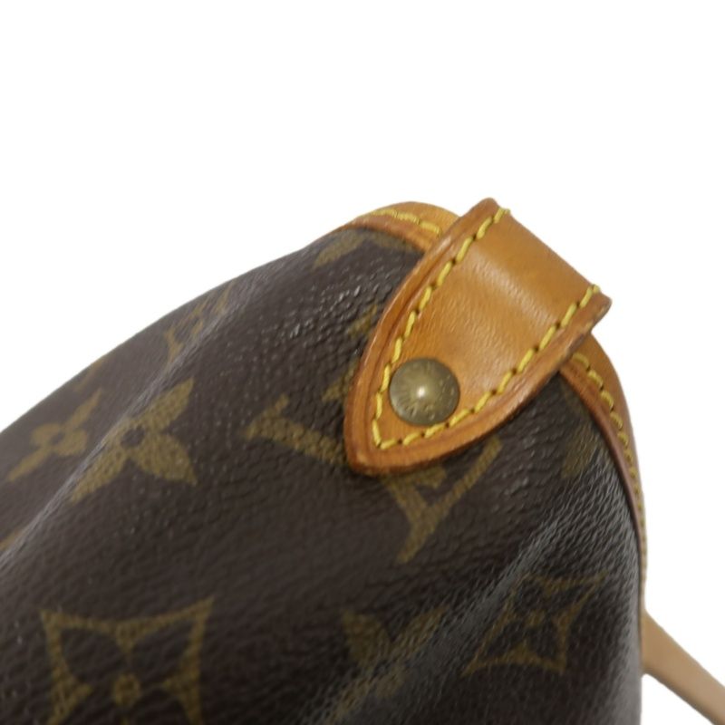 LOUIS VUITTON Soufflot 30 (Nicknamed "Gemini 30"), Monogram Coated Canvas, Shoulder & Crossbody Bag, Brown