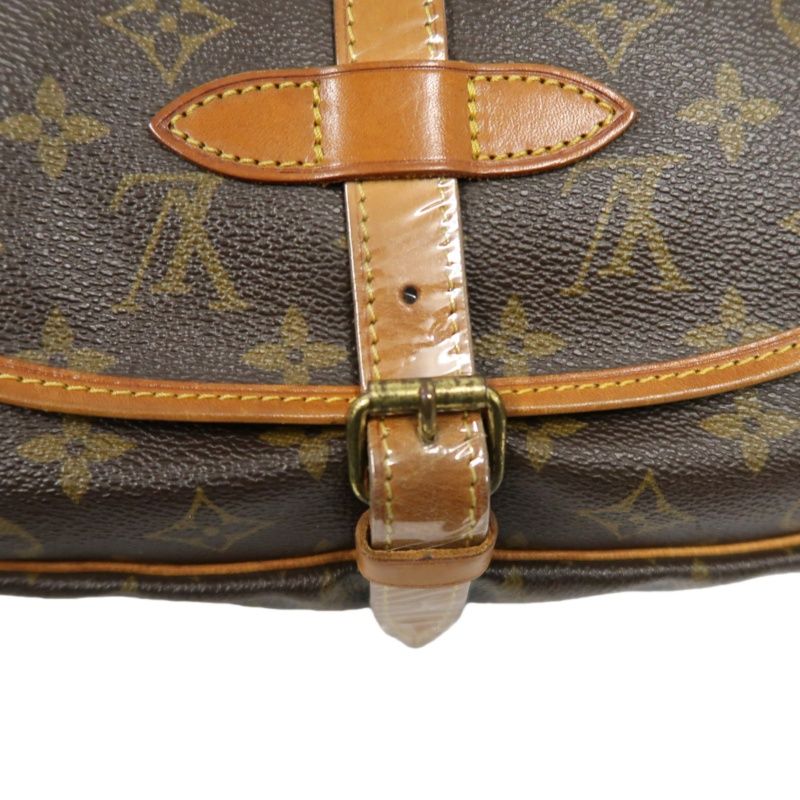 LOUIS VUITTON Soufflot 30 (Nicknamed "Gemini 30"), Monogram Coated Canvas, Shoulder & Crossbody Bag, Brown