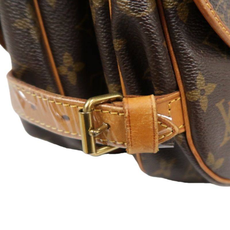LOUIS VUITTON Soufflot 30 (Nicknamed "Gemini 30"), Monogram Coated Canvas, Shoulder & Crossbody Bag, Brown