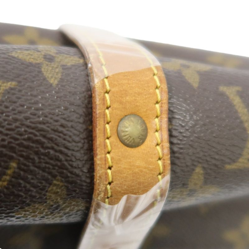 LOUIS VUITTON Soufflot 30 (Nicknamed "Gemini 30"), Monogram Coated Canvas, Shoulder & Crossbody Bag, Brown
