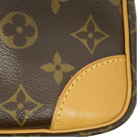 LOUIS VUITTON Monogram Nile Shoulder Bag, Brown, PVC-Coated Canvas