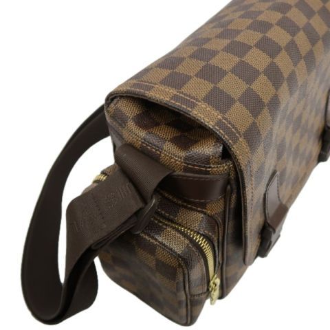 LOUIS VUITTON (LV) Damier Ebene Shoulder/Crossbody Bag, Brown Coated Canvas