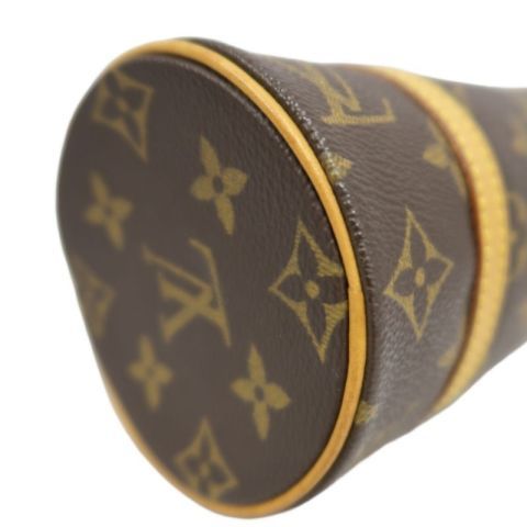 LOUIS VUITTON Papillon 19 Handbag, Monogram Coated Canvas, Brown