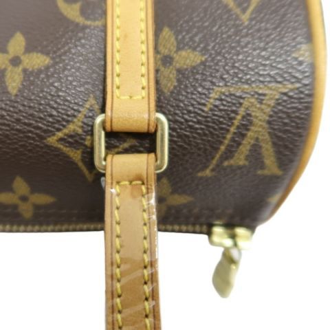 LOUIS VUITTON Papillon 19 Handbag, Monogram Coated Canvas, Brown