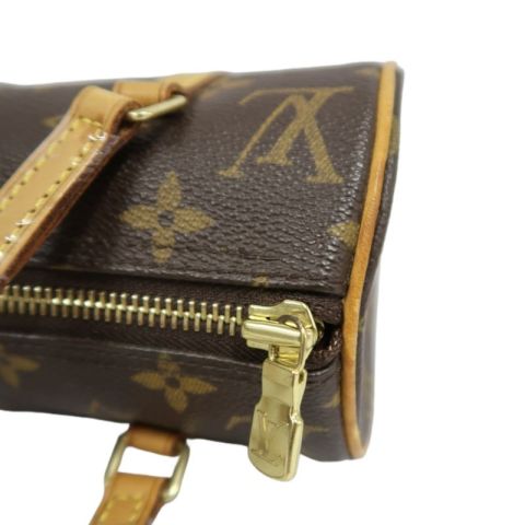 LOUIS VUITTON Papillon 19 Handbag, Monogram Coated Canvas, Brown