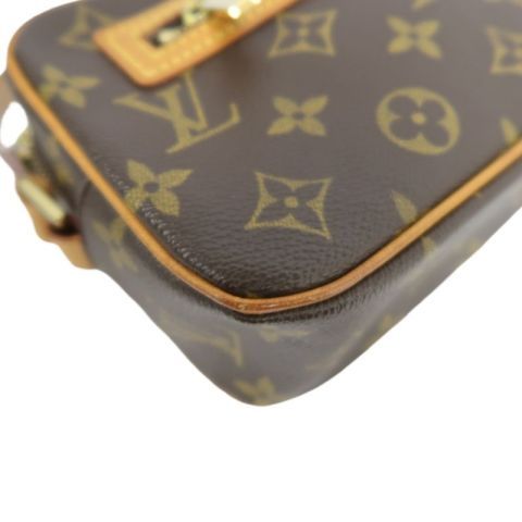 LOUIS VUITTON Pochette City Monogram Brown Shoulder Bag - Coated Canvas