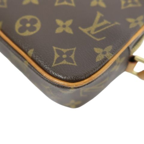 LOUIS VUITTON Pochette City Monogram Brown Shoulder Bag - Coated Canvas