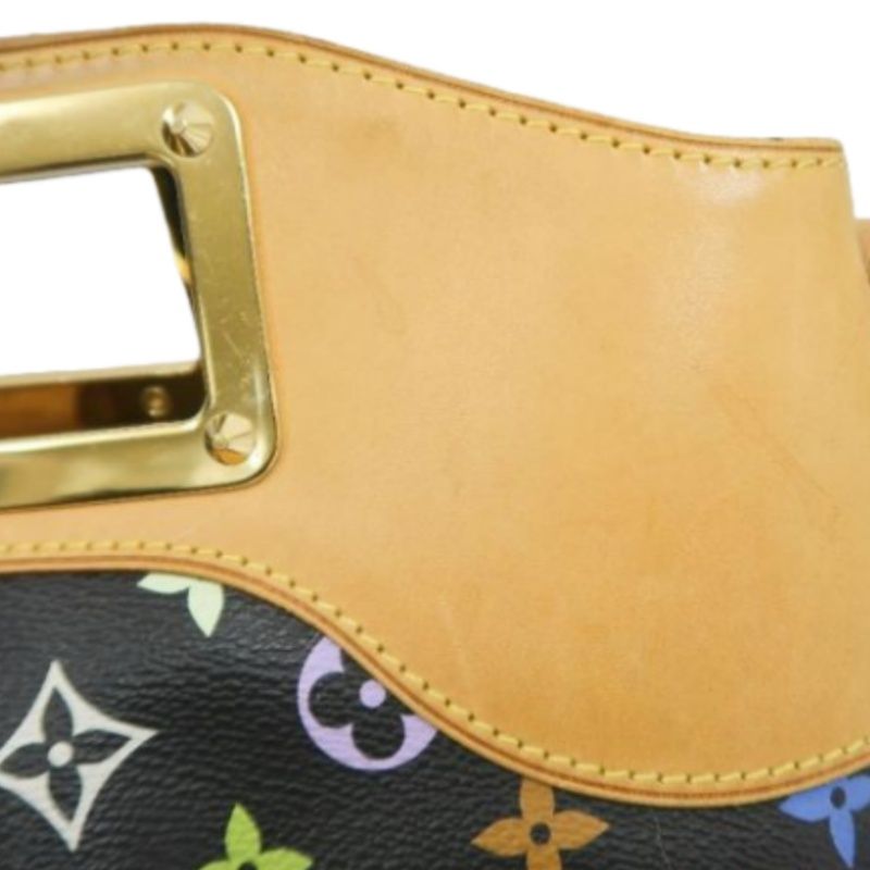LOUIS VUITTON Judy MM Multicolore Black Shoulder Bag - Coated Canvas