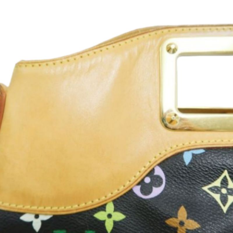 LOUIS VUITTON Judy MM Multicolore Black Shoulder Bag - Coated Canvas