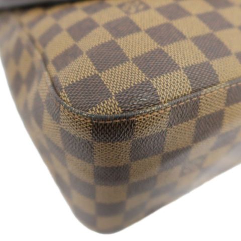 LOUIS VUITTON (LV) Looping Handbag/Shoulder Bag, Brown Damier Ebene Coated Canvas