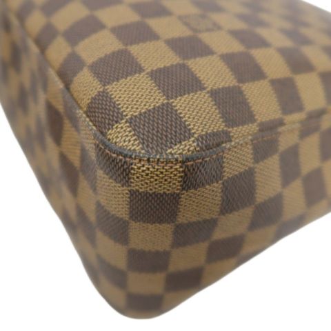 LOUIS VUITTON (LV) Looping Handbag/Shoulder Bag, Brown Damier Ebene Coated Canvas