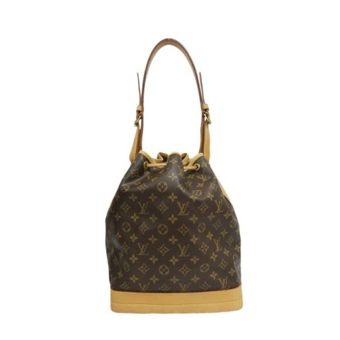 LOUIS VUITTON Noe  Shoulder Bag, Monogram Coated Canvas, Brown