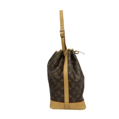 LOUIS VUITTON Noe  Shoulder Bag, Monogram Coated Canvas, Brown