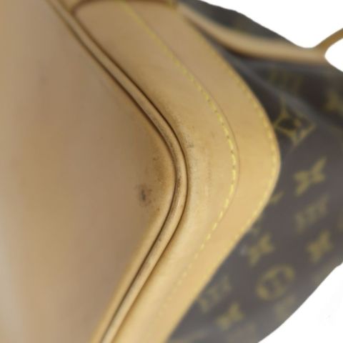 LOUIS VUITTON Noe  Shoulder Bag, Monogram Coated Canvas, Brown
