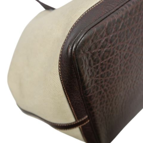 Hermes Beige Toile Ash Garden Party Tote Handbag