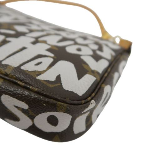 LOUIS VUITTON Pochette Accessoires Monogram Graffiti Handbag