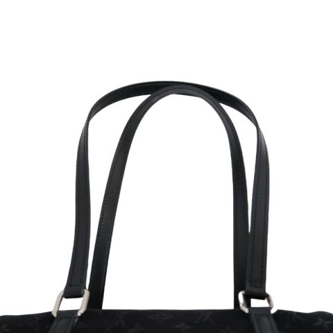 Louis Vuitton Little Papillon Monogram Canvas Satin Black Handbag (Shoulder Bag)