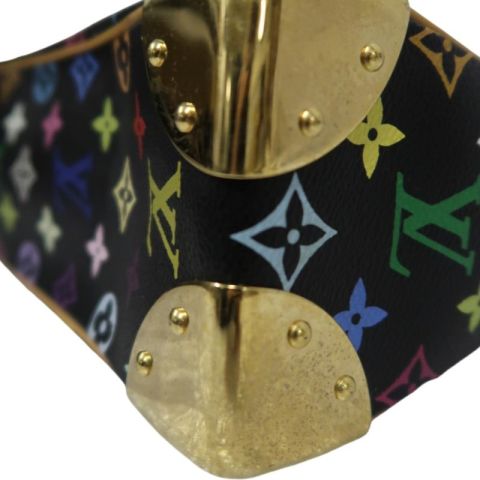 LOUIS VUITTON (LV) Multicolore Blois Black Shoulder Bag with Gold Hardware