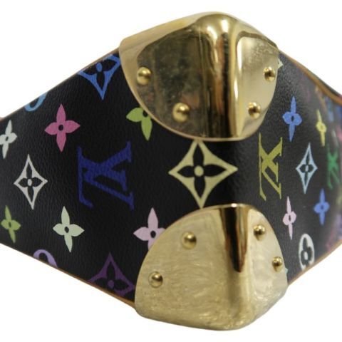 LOUIS VUITTON (LV) Multicolore Blois Black Shoulder Bag with Gold Hardware