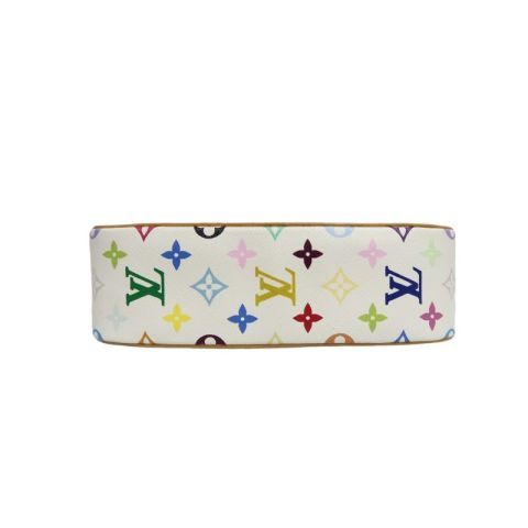 LOUIS VUITTON (LV) Multicolore Sologne White Crossbody Bag with Gold Hardware