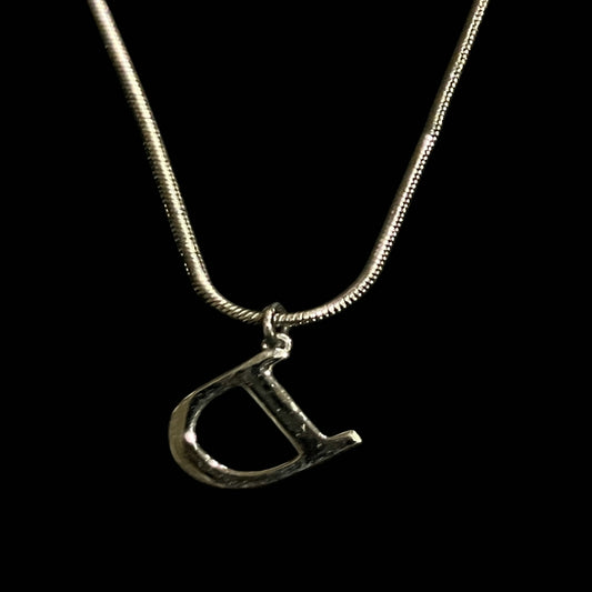 DIOR necklace, silver-tone alloy hardware