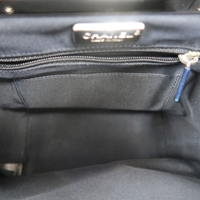 CHANEL Black Lambskin Convertible Shoulder Crossbody Bag with Silver Hardware