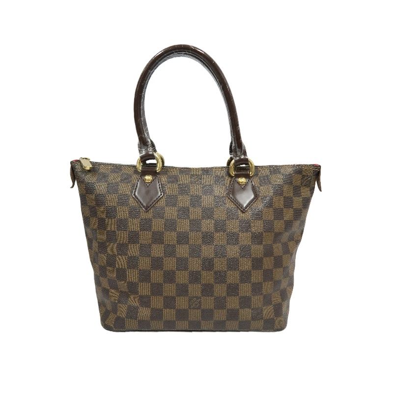 LOUIS VUITTON Sac Plat PM, Damier Coated Canvas, Tote & Shoulder Bag, Brown