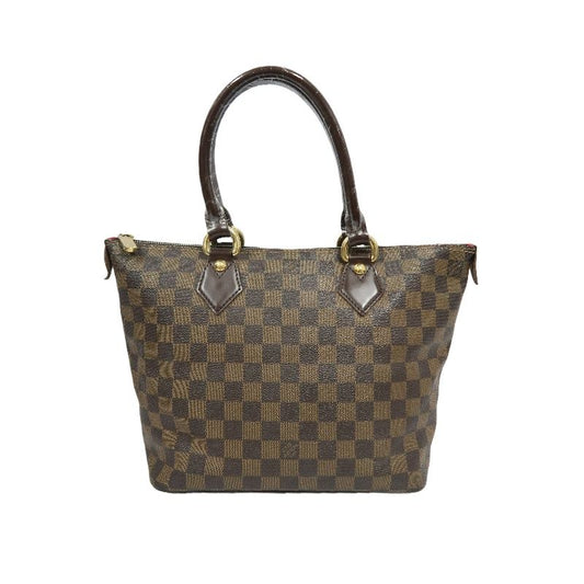 LOUIS VUITTON Sac Plat PM, Damier Coated Canvas, Tote & Shoulder Bag, Brown