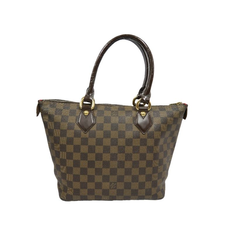 LOUIS VUITTON Sac Plat PM, Damier Coated Canvas, Tote & Shoulder Bag, Brown