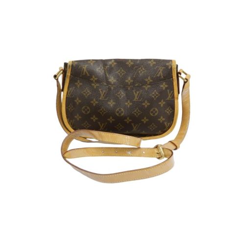 LOUIS VUITTON (LV) Monogram Menilmontant PM Brown Crossbody Bag