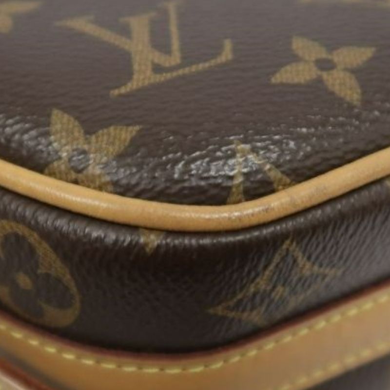 LOUIS VUITTON Boîte Chapeau Souple, Monogram Coated Canvas, Brown, Crossbody Bag, With Dust Bag