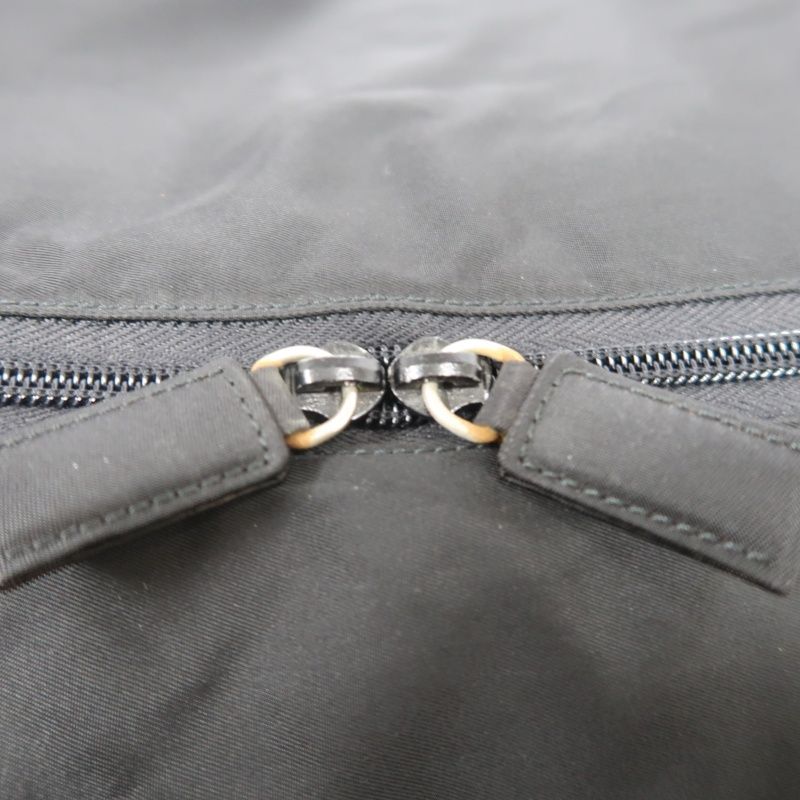 PRADA Black Nylon Boston Bag (Pocono, With Padlock & 2 Keys, Shoulder Strap, Name Tag, Cloche)