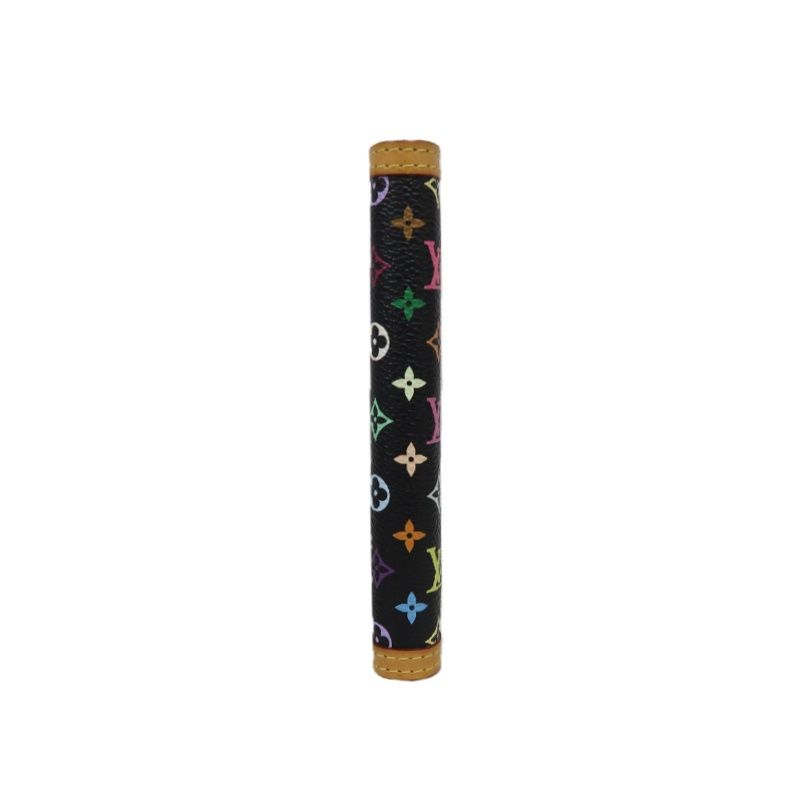 LOUIS VUITTON Multicolor Black Agenda PM PVC Wallet with Gold Hardware