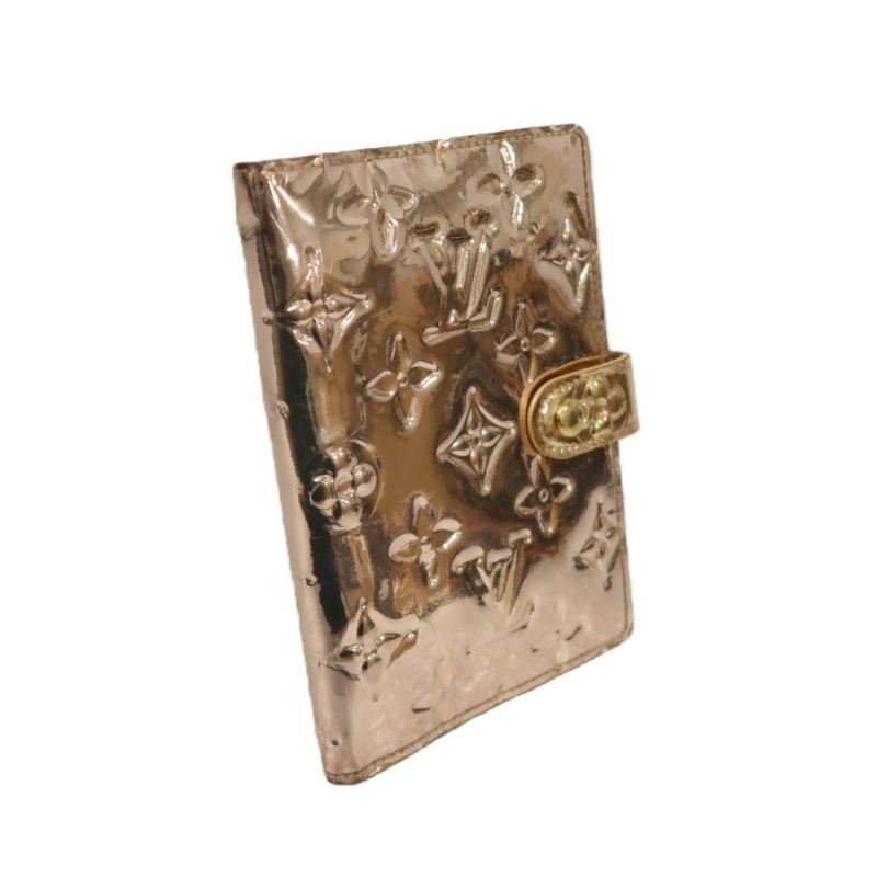 LOUIS VUITTON (LV) Miroir Agenda Gold Notebook with Dust Bag
