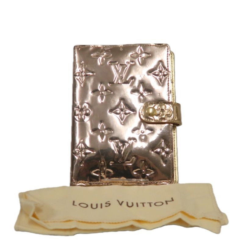 LOUIS VUITTON (LV) Miroir Agenda Gold Notebook with Dust Bag