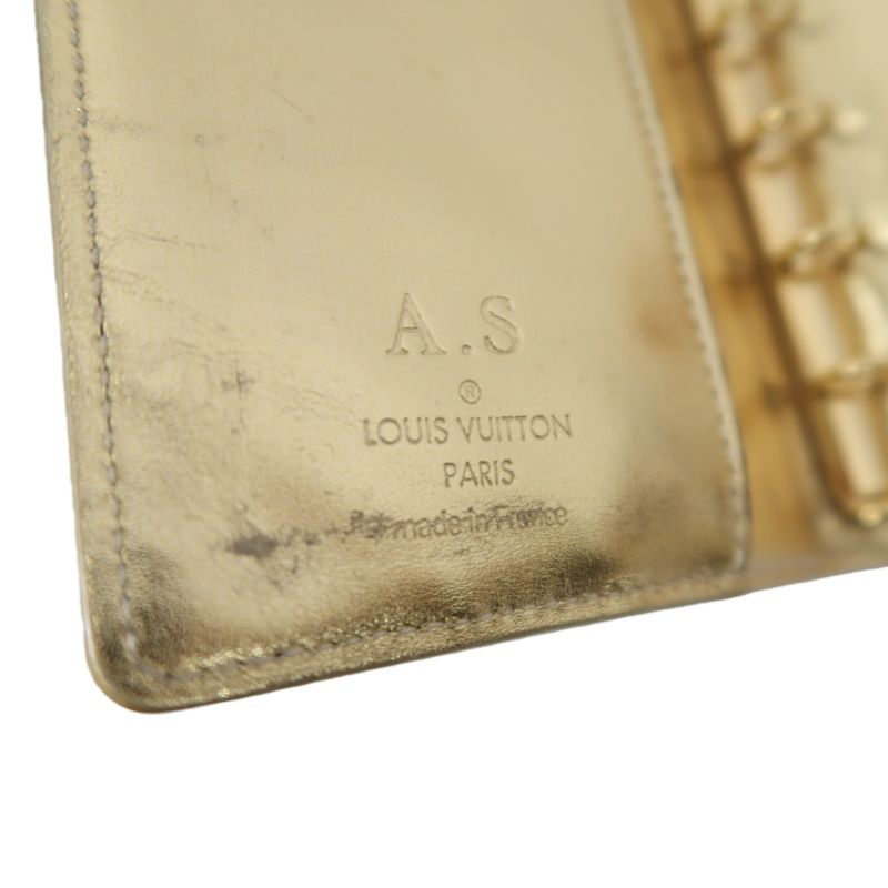 LOUIS VUITTON (LV) Miroir Agenda Gold Notebook with Dust Bag