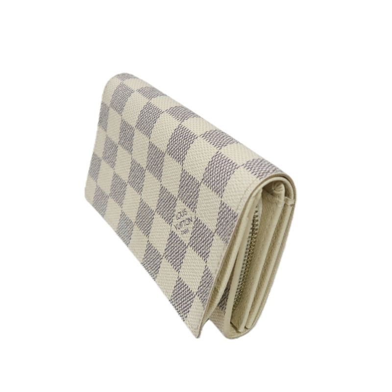 LOUIS VUITTON (LV) Damier Azur Portefeuille Tresor Card Case