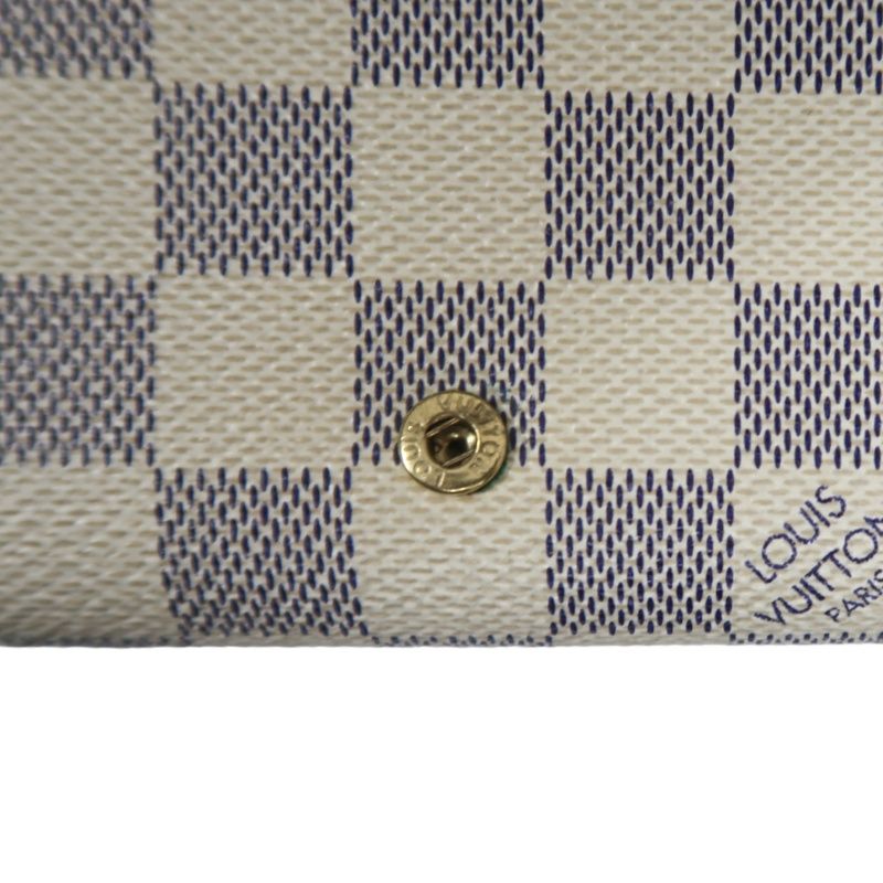LOUIS VUITTON (LV) Damier Azur Portefeuille Tresor Card Case