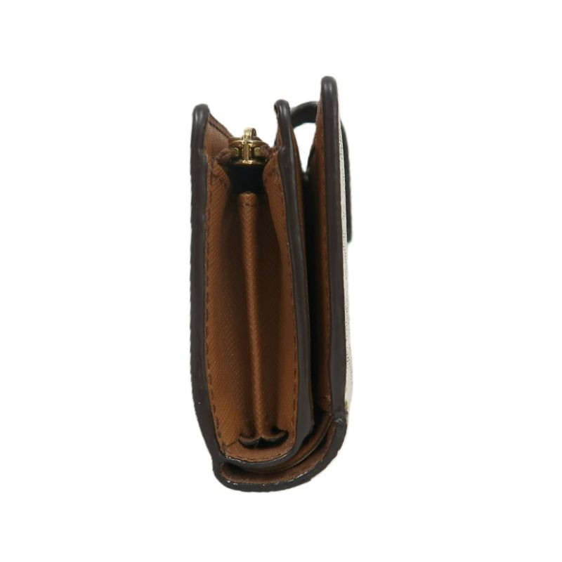 MICHAEL KORS Beige Signature PVC Wallet