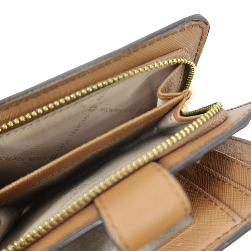 MICHAEL KORS Beige Signature PVC Wallet