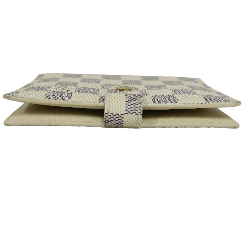 LOUIS VUITTON Damier Azur Agenda PM White Notebook Cover
