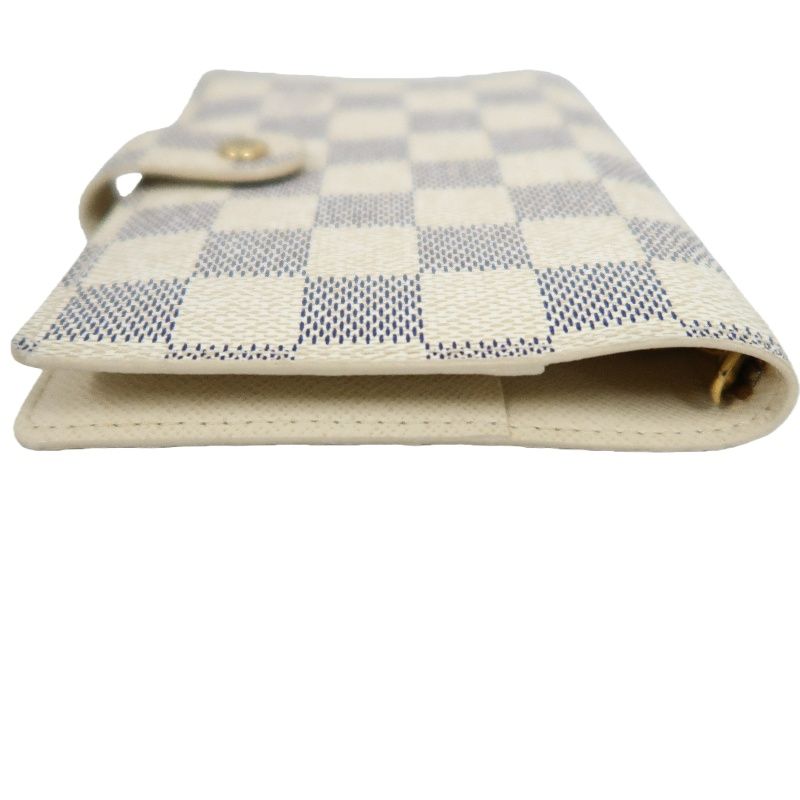 LOUIS VUITTON Damier Azur Agenda PM White Notebook Cover