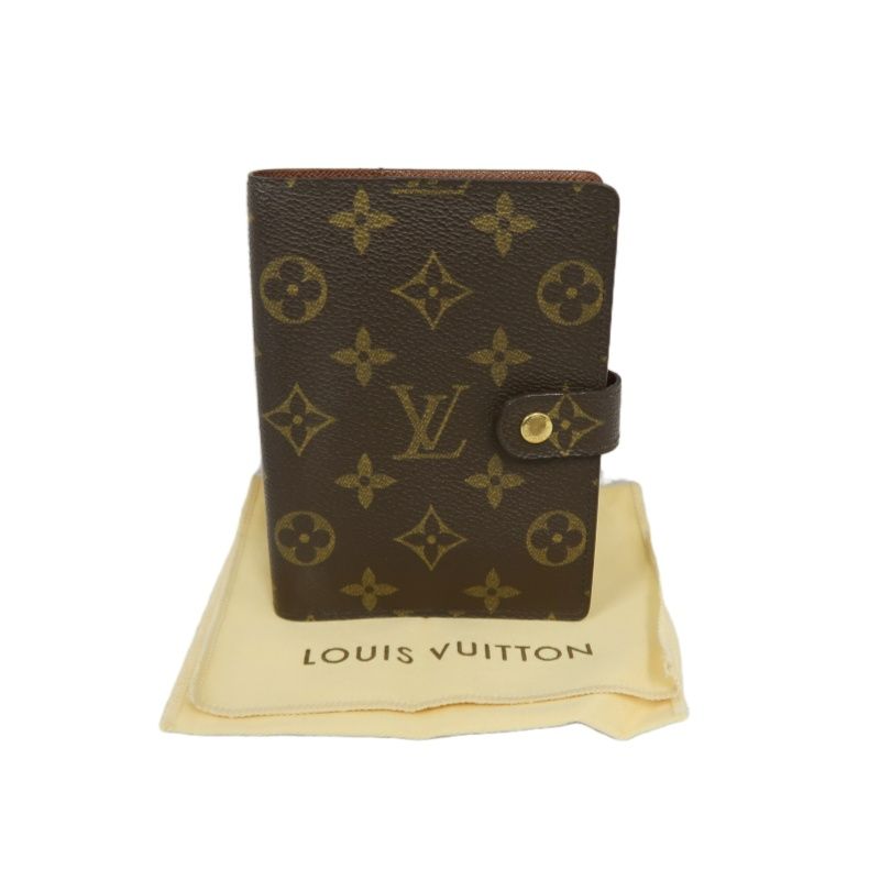 LOUIS VUITTON (LV) Agenda PM Monogram Notebook, Brown Coated Canvas