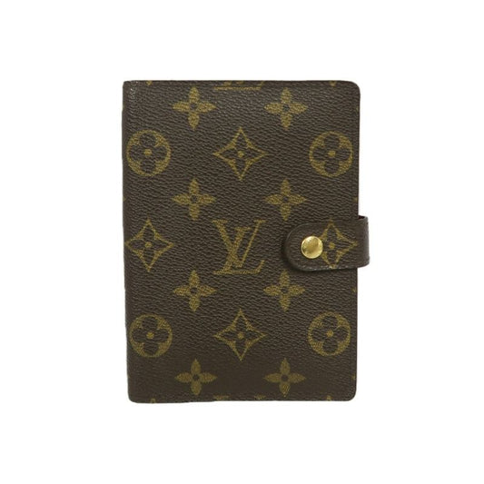 LOUIS VUITTON (LV) Agenda PM Monogram Notebook, Brown Coated Canvas