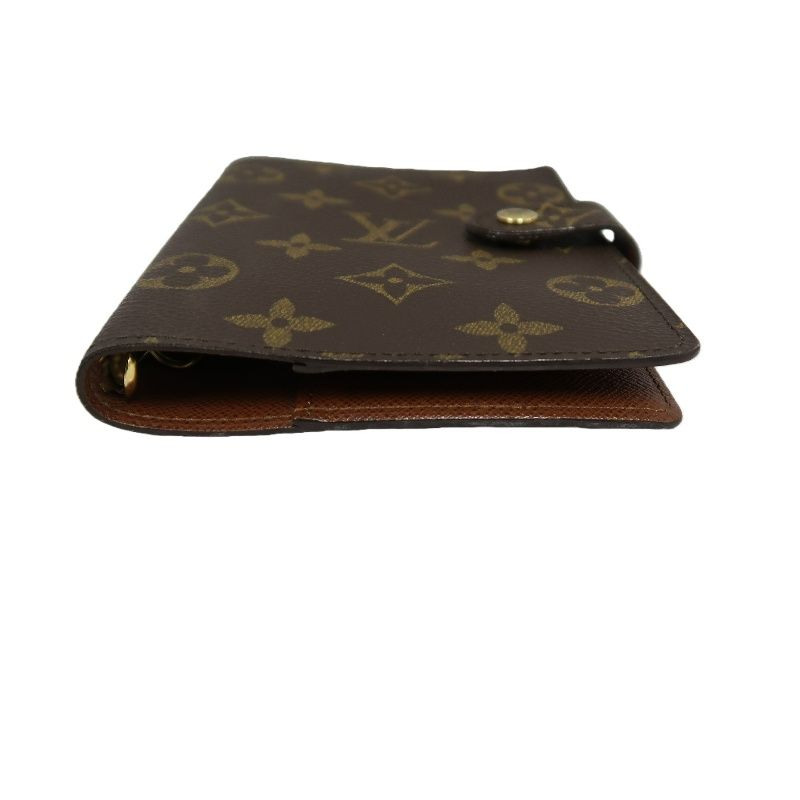 LOUIS VUITTON (LV) Agenda PM Monogram Notebook, Brown Coated Canvas