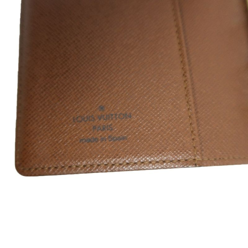 LOUIS VUITTON (LV) Agenda PM Monogram Notebook, Brown Coated Canvas