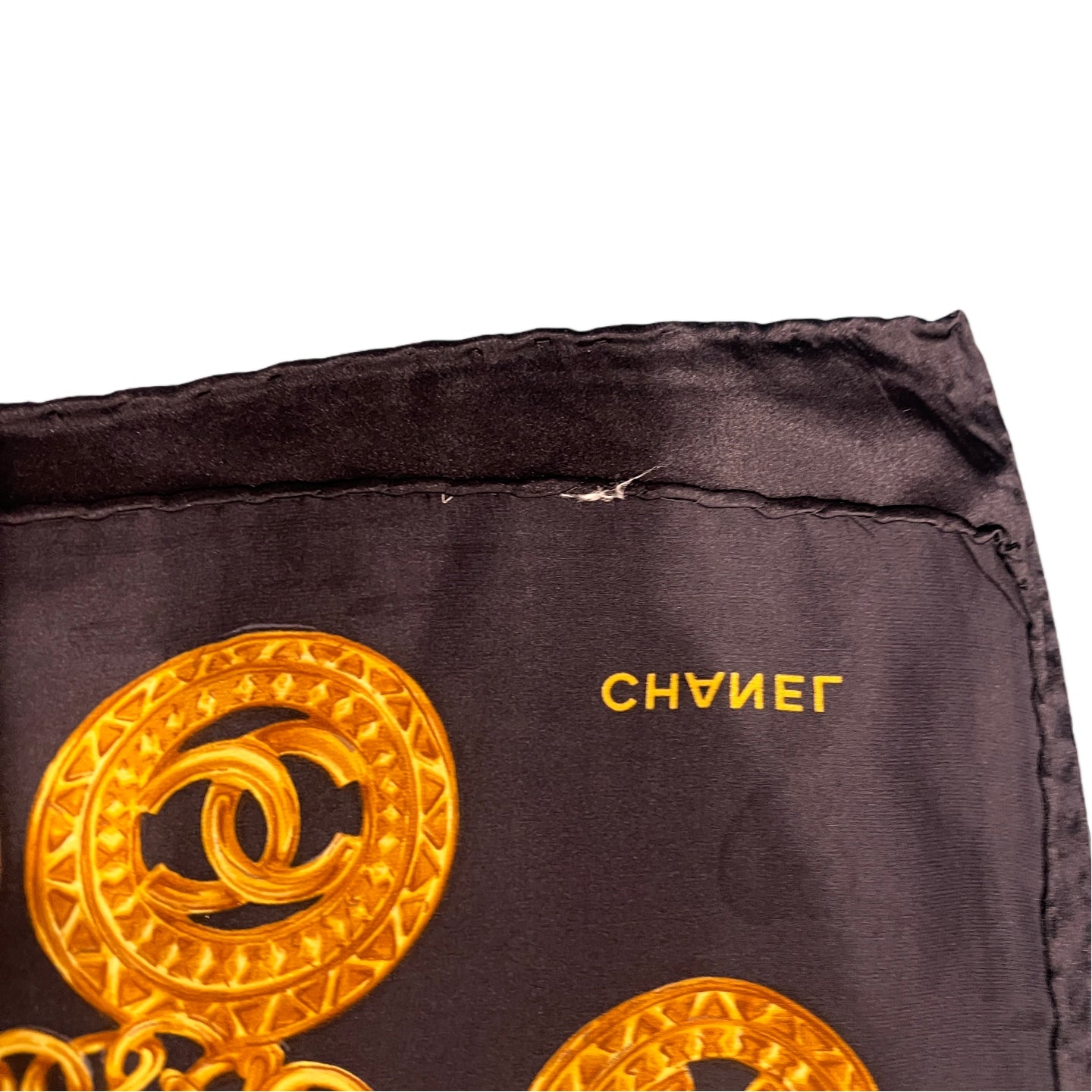 CHANEL Beige Sequin Stole With Original Tag And Box